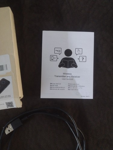 YMOO B06T1 Nero Bluetooth 5.3 Trasmettitore Ricevitore Adattatore Audio Wireless - Foto 4 di 4