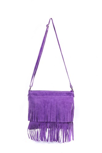 Ladies Leather Tassel Fringe Layers Crossbody Shoulder Bag Women's Party Handbag - Picture 26 of 67