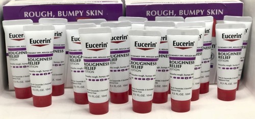 Eucerin Roughness Relief Lotion - Travel Size (0.3 oz) Lot x 16 - Picture 2 of 5