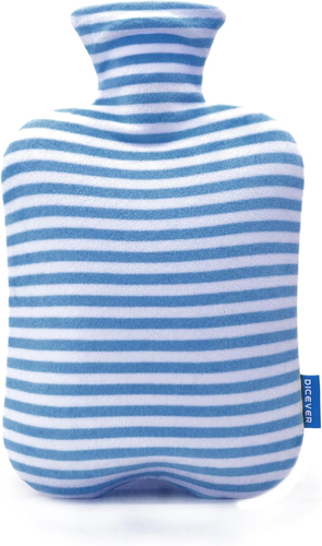 Hot Water Bottle with Soft Cover, 2L Hot Water Bag for Menstrual Cramps, Neck A - Picture 6 of 12