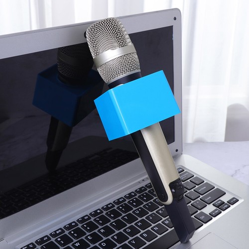 Mic Logo Flag Station Reporter Mic Mic Logo Cube Interview Mic Holder - 第 7/12 張圖片