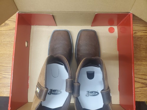 Justin Original Workboots Composite Toe Se4300 Size 10.5 New - Picture 6 of 10