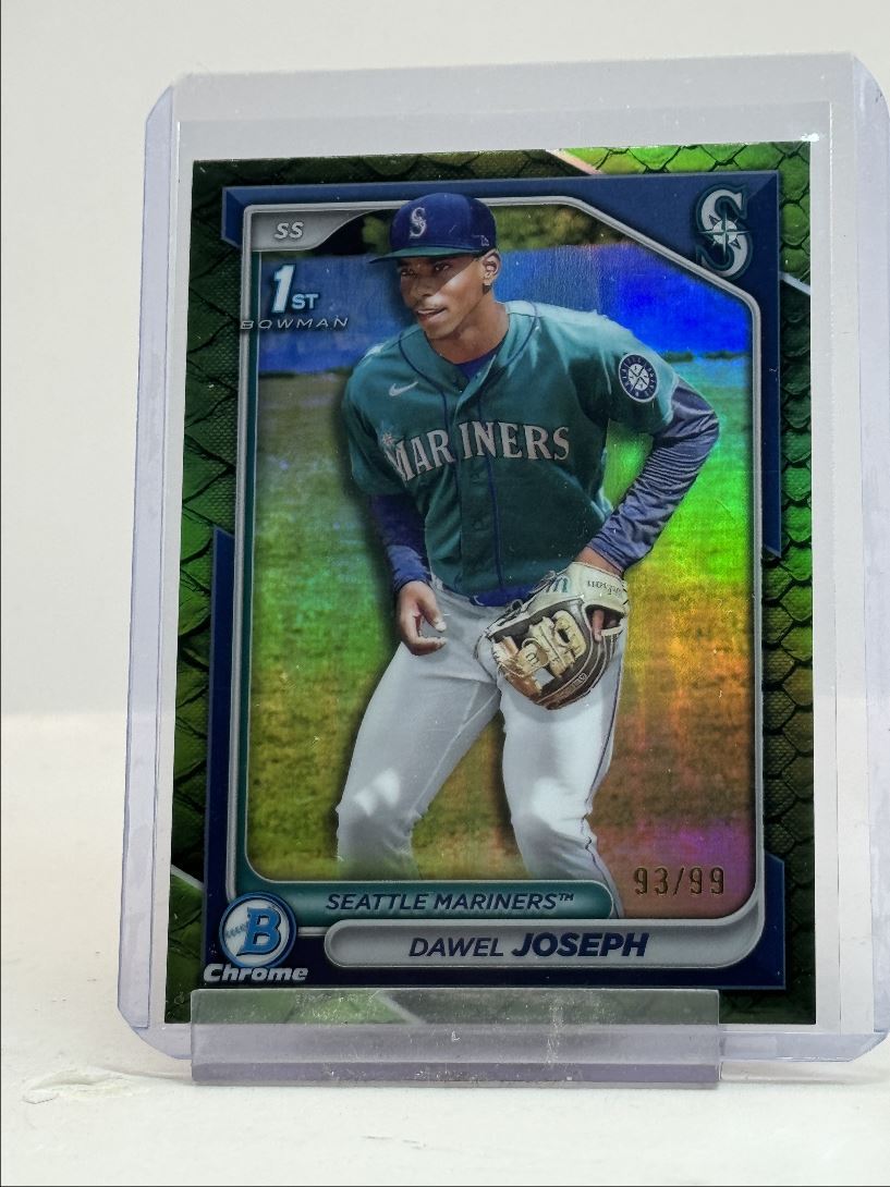 DAWEL JOSEPH 2024 BOWMAN CHROME 1ST GREEN REPTILIAN /99 Q2469
