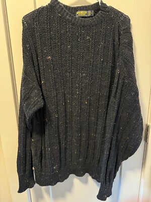 Vintage Oshkosh B'gosh Sweater XL Men Long Sleeve Grandpa Style Knit Rare!