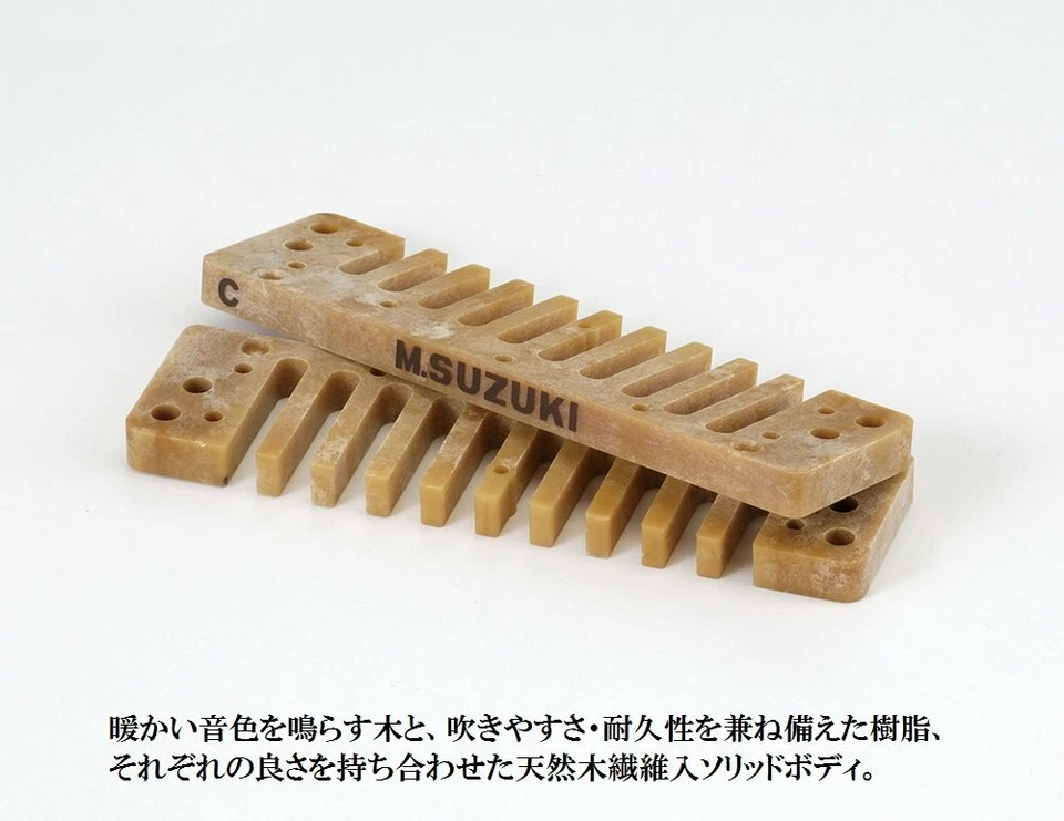 F/S NEW SUZUKI MANJI M-20 7 Set 10 Holes Harmonica (G.A.Bb.C.D.E.F) from Japan - Image 4 of 4