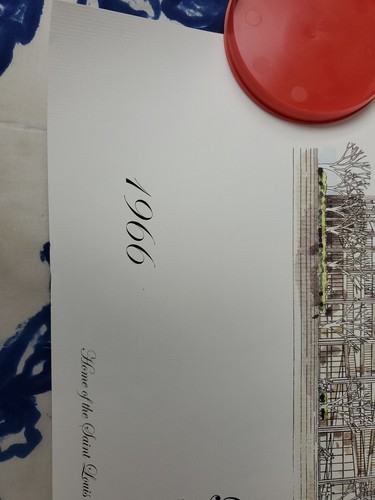 John Pils St Louis Old Bush Stadium 1966-2005 Print signed 29"x14" Nice! - Picture 4 of 7