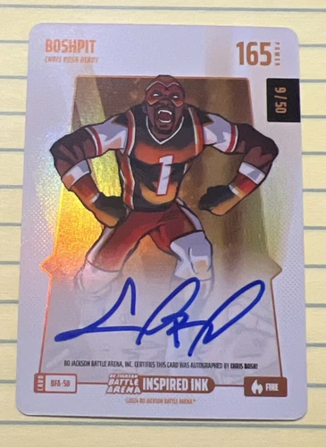 2024 Bo Jackson Battle Arena BOSHPIT Chris Bosh Debut FIRE AUTO #d/50