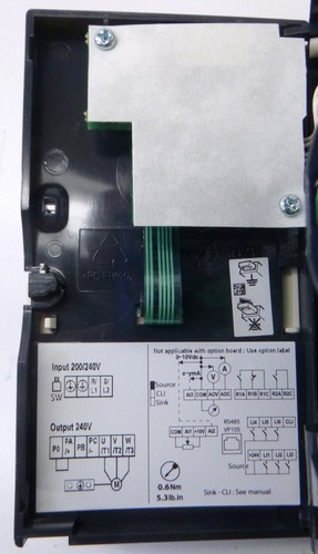 Schneider ATV312H037M2 Altivar Variable Speed Drive, .37kW, .5hp, 200-240V, 1ph - Imagen 4 de 8