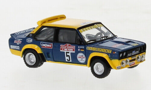 Brekina 22658 - 1/87 Fiat 131 Abarth No.5 Olio Fiat Rally San Remo W. Röhrl 1977