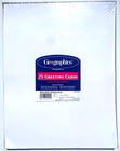 NEW GEOGRAPHICS GREETING CARDS, 25 Blank Cards & Envs, for INKJET & ALL Printers