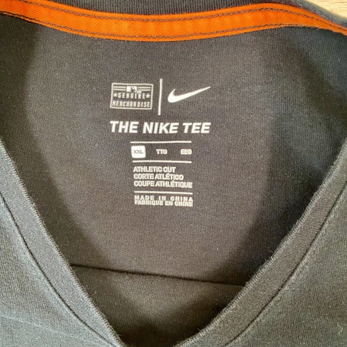 Nike San Francisco Giants Shirt Mens 2XL Black Athletic Cut 24 Willie Mays Plaza - Picture 10 of 10
