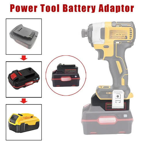 Battery Adapter for Parkside 20v battery Converter to for Dewalt 20v Power tools