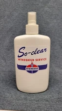 SO-CLEAR STANDARD WINDSHIELD SERVICE BOX SRAY BOTTLE GAS GASOLINE PUMP ISLAND