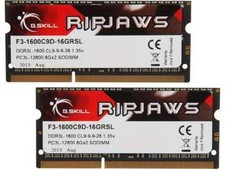 G.SKILL F3-1600C9D-16GRSL 16GB KIT ( 2x8GB ) SO-DIMM Laptop RAM DDR3 PC3-12800