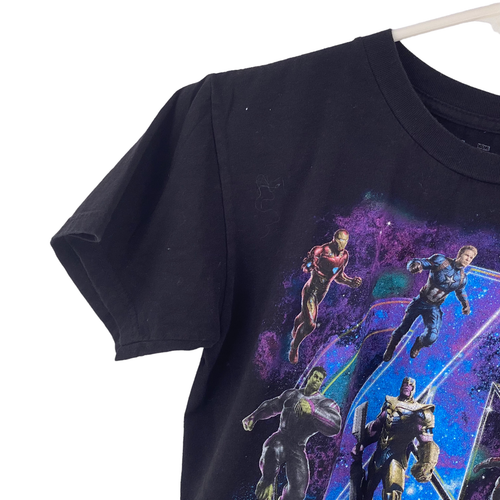 Marvel Avengers End Game Youth Boys Tee Shirt Black Size Medium Short Sleeve - Picture 9 of 12