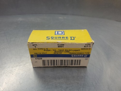 Square D Class 9001 Type KT-1 Push-To-Test Pilot Light. 4E-27 - Picture 2 of 2