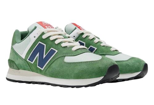 SCARPE NEW BALANCE ML574 ML U 574 UOMO DONNA NB PELLE SHOES BLU 41 42 43 44 45 - Picture 52 of 146