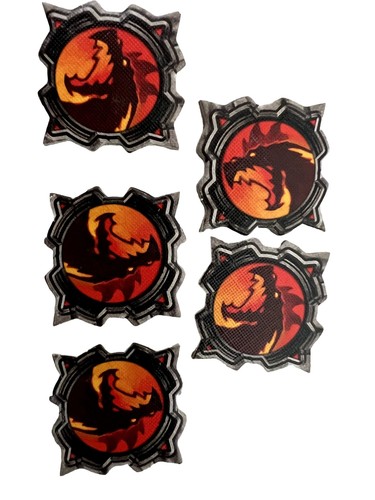 World of Warcraft Board Game Replacement Parts Point of Interest & War Tokens - Picture 3 of 3