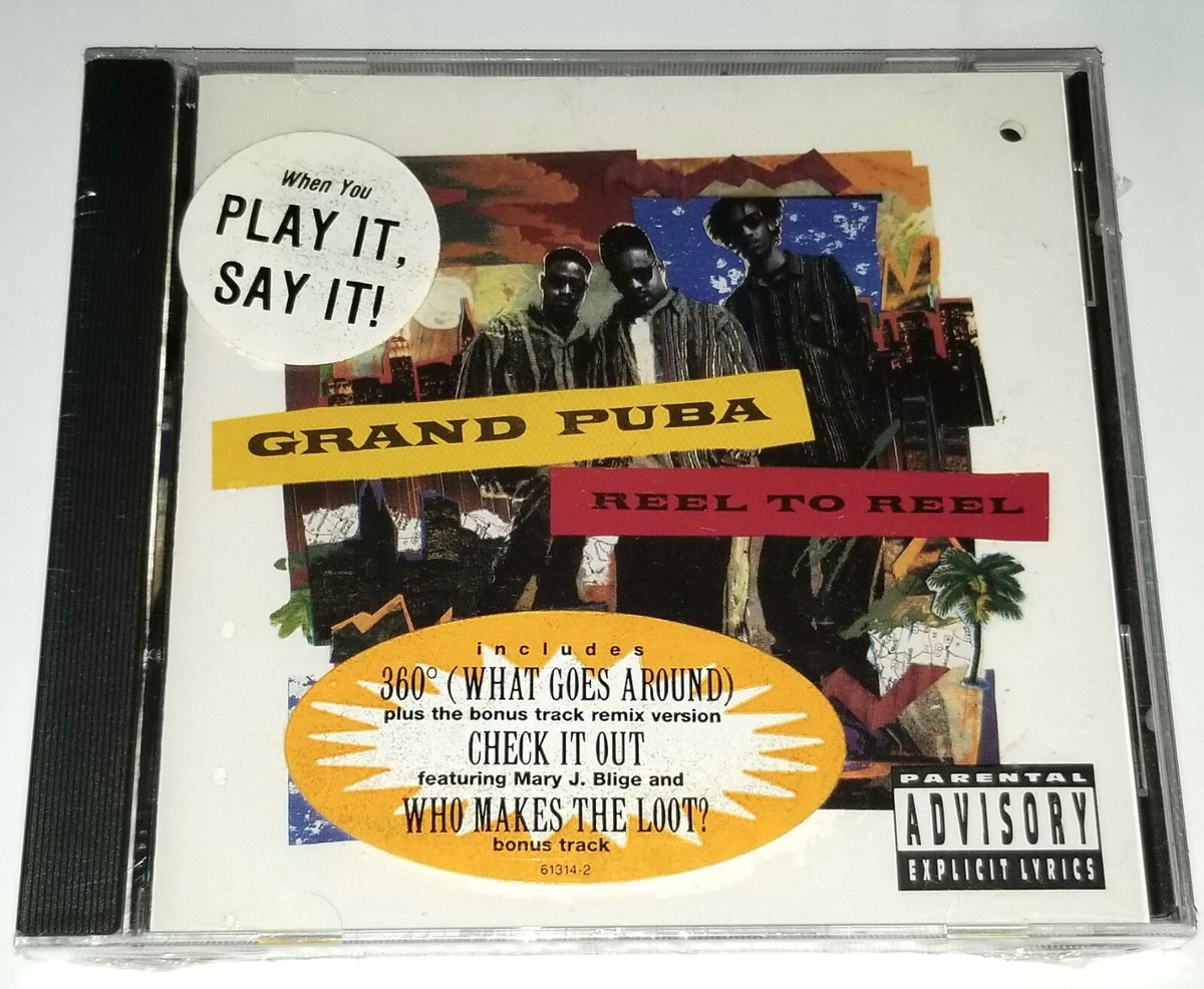 GRAND PUBA SEALED 1992 CD REEL TO REEL RAP MARY J BLIGE
