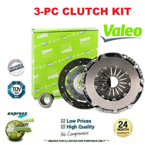 VALEO 3-PC CLUTCH KIT for CITROEN C4 SPACETOURER 1.6 BlueHDi 120 2018->on - Picture 1 of 8