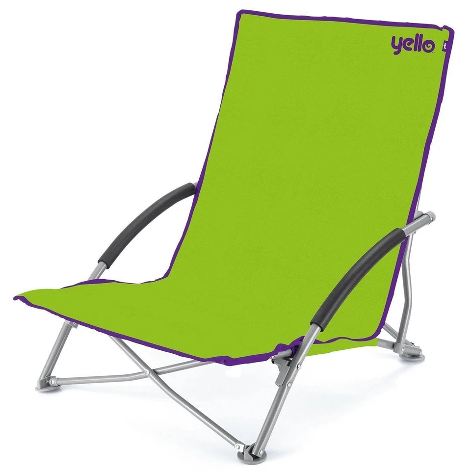 ONLINEBULL X2 Low Folding Beach Chair Camping Festival Beach Pool Picnic Deckchair