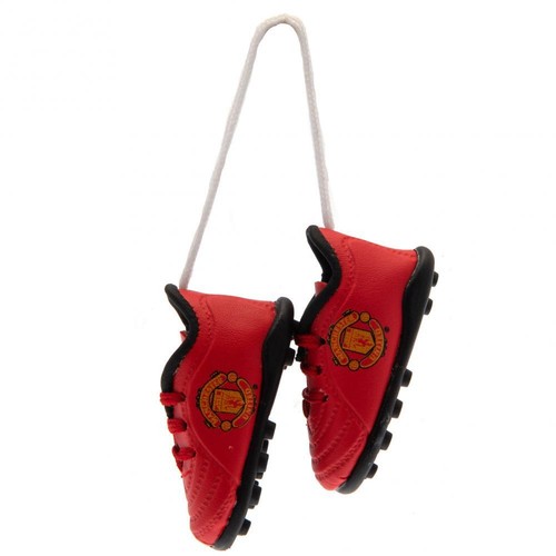 Manchester United FC Mini Fußballschuhe Aufhänger offiziell NEU & VERSIEGELT UK LAGER - Bild 2 von 3