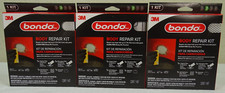 Lot of 3 Bondo Body Repair Kit for 1 Large Hole Up To 3" Ready to Mix Pouches