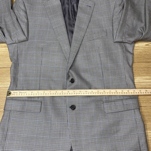 Chaqueta Para Hombre Lauren Ralph Lauren De Traje Mezcla 2 Botones Seda Lana 44L - Imagen 14 de 18