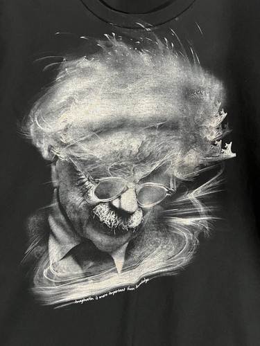 Vintage Y2K The Imaginary Foundation Albert Einstein Graphic Shirt XL Read - Picture 3 of 8