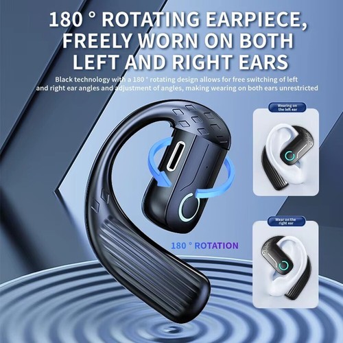 Auriculares Bluetooth 5.4 Auriculares Inalámbricos Auriculares Estéreo Gancho para la Oreja EE. UU. - Imagen 14 de 26