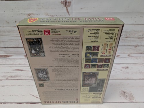 GMT Fields of Fire 2da Edición NIS SEGUNDA GUERRA MUNDIAL Corea Vietnam Juego de Mesa Solitario - Imagen 3 de 8