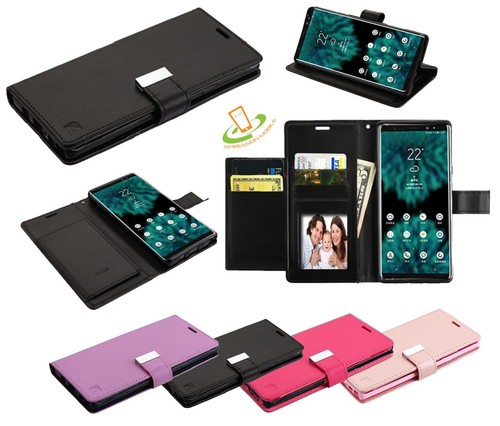 For Motorola Moto G8 PLAY Leather Wallet Flip Case Card Pouch Magnetic Cover - Picture 1 of 32