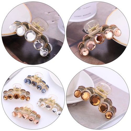 4 Pcs Hair Banana Clips Acrylic Hair Claw Clips Fishtail Banana Hair Clip