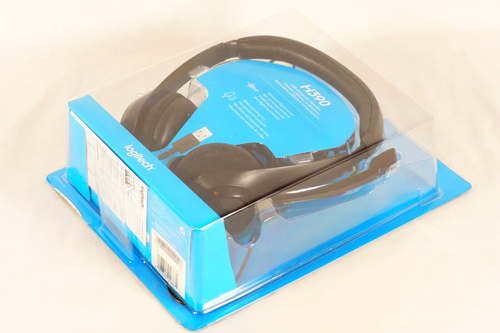 LOGITECH H390 USB Computer Headset Unused Microphone Headphone - Picture 2 of 6