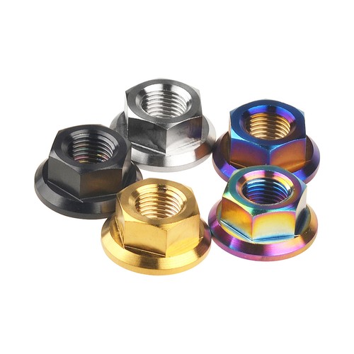 Titanium Nuts Flang Hex Nut Grade 5 Ti Bolts Fastener M5 M6 M8 M10 M12 M14 M16 - Picture 3 of 17
