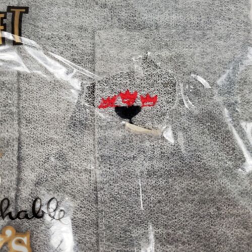 Polo vintage Penny's Towncraft 1/4 zip maglia grande grigia acrilica NOS anni 60 USA - Foto 4 di 6