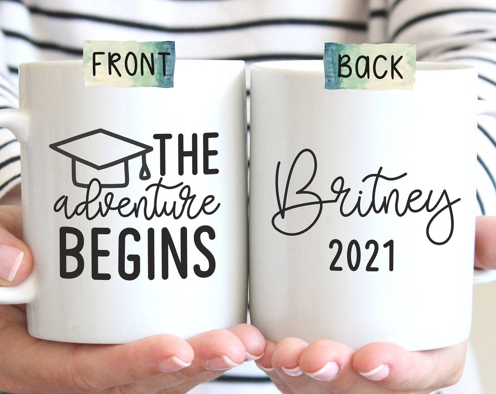 Custom Graduation Mug for College Grads - Daughter or Son Gift