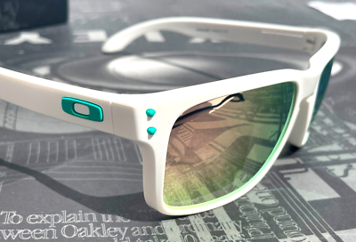 NEW Oakley HOLBROOK Matte White POLARIZED Galaxy Rose Gold