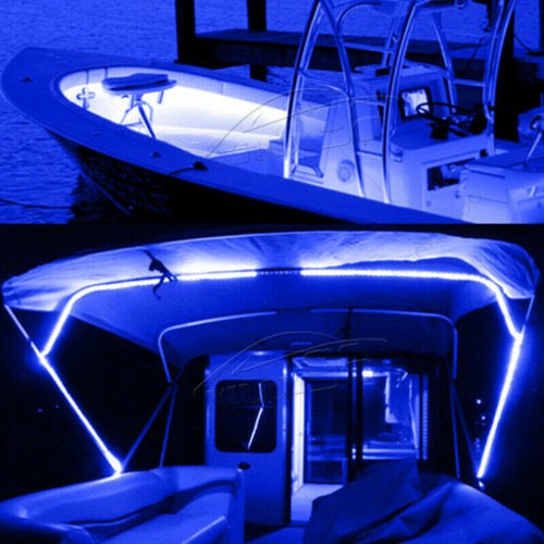 Tira 5M Luces LED 12V azul 16.4ft tiras Luz Para decoracion habitacion Cuarto US - Picture 6 of 12