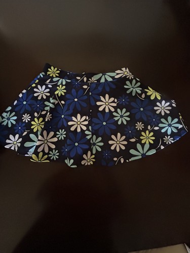 NWOT JUSTICE FLORAL PULL ON SKORT SKIRT SZ 10 - Picture 2 of 2