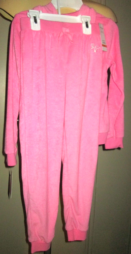 Juicy Couture Girl's FRENCH TERRY Hoodie & Jogger Set-Pink-SZ 6X-RET 59.50 - Bild 7 von 14
