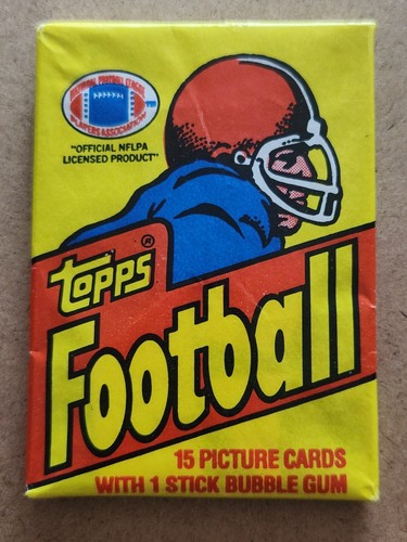1981 Topps Football BOX & SINGLE WAX PACK (Unopened / Sealed) BAGGED & BOARDED - Picture 3 of 10