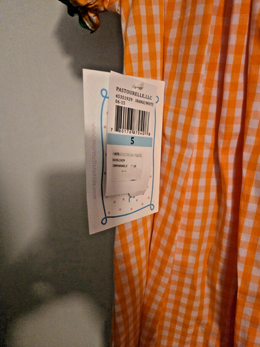 Marmellata orange pumpkin dress Thanksgiving Size 5 New with Tags - Picture 3 of 4