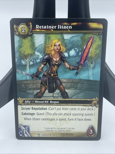 World of Warcraft TCG Retainer Jitaen - March of the Legion 238/319 - Bild 1 von 2