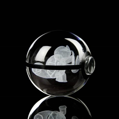 Pokemon 3D Crystal Ball Pokeball Mew Gengar Pikachu Night Light 8cm XL Size - Picture 191 of 226