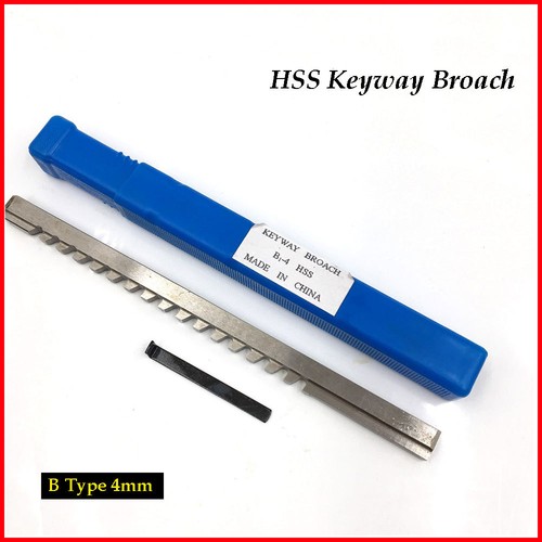 Keyway Broach Cutting Tool Push Type Broaching Cutter HSS Metric Inch Size CNC - Picture 20 of 40