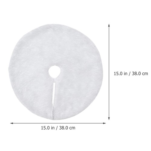 Weihnachtsbaum Rock Mini klein Christbaumrock weiß Weihnachten für - Bild 5 von 12