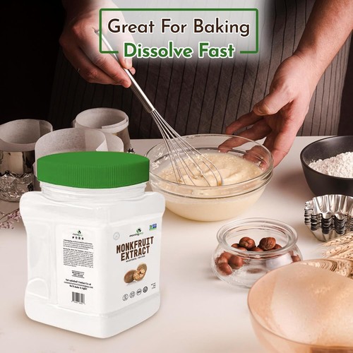 100% Pure Monk Fruit extract sweetener, No Erythritol, Monkfruit Extract Powd... - Picture 3 of 12