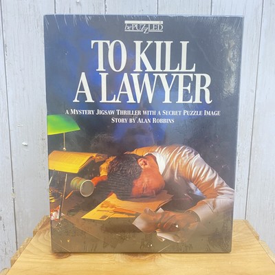 BePuzzled To Kill A Lawyer 500 Piece Puzzle Mystery Jigsaw Thriller New 1993
