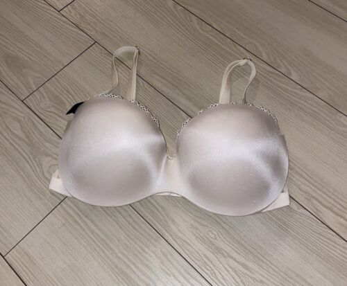 Ambrielle Multiway Push Up Strapless Bra Padded Underwire Womens 36C Ivory New